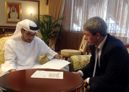 Meeting of the management of OJSC "Agroinvestbank" with the General Director of Abu Dhabi Fund for Development